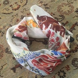 RARE Madewell Painted States Scarf